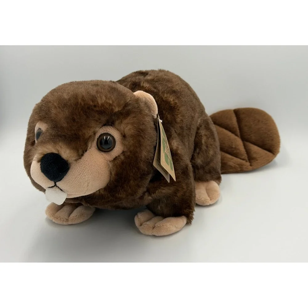 The Petting Zoo Wild Onez Beaver Plush 12